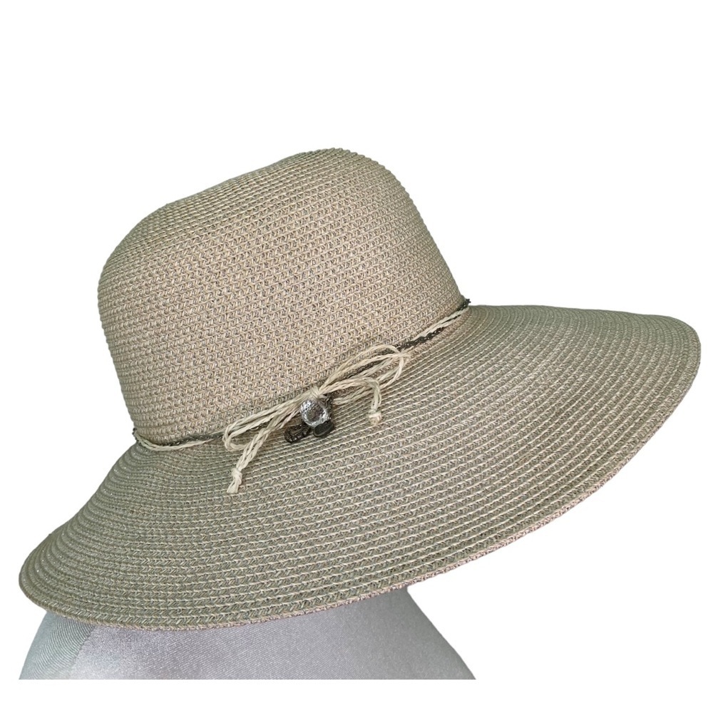 Cappelli Straworld Summer‎ Hat with Wide Embellished Hat Band